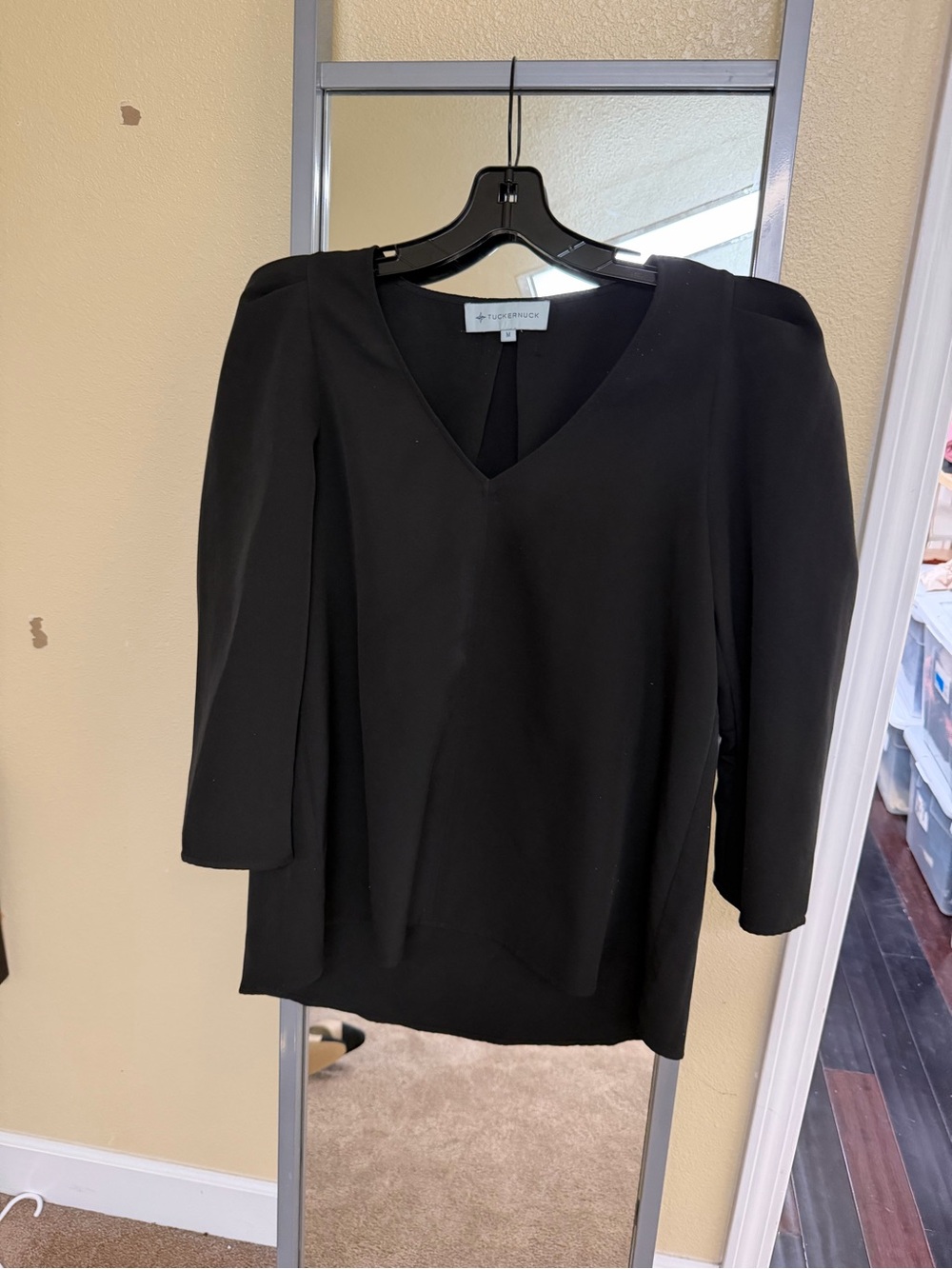 Tuckernuck Black V-Neck Top